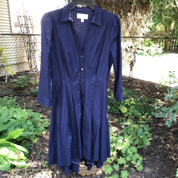Moulinette Soeurs Anthro Dakota Shirt Dress, size 6 - Picture 2 of 6